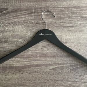Moose Knuckles Sleek Black Wooden Hanger